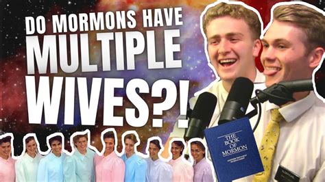 do mormons support polygamy multiple wives youtube