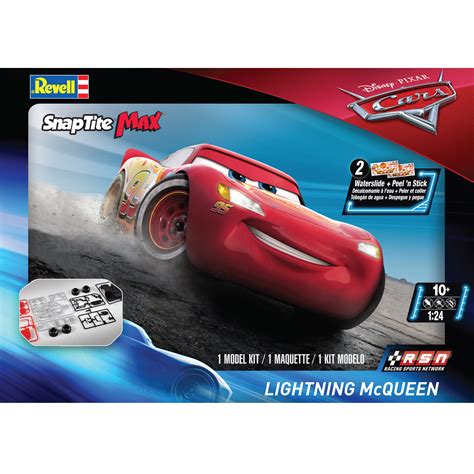 Revell 1988 1 24 Disney Cars Lightning Mcqueen Plastic Model Kit