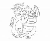 Dragon Coloring Pete Pages Printable Tuna Getcolorings sketch template