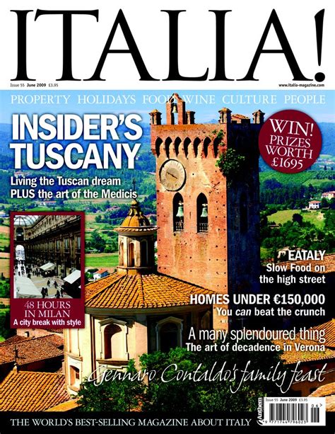 issue no 55 of italia magazine italia magazine tuscany
