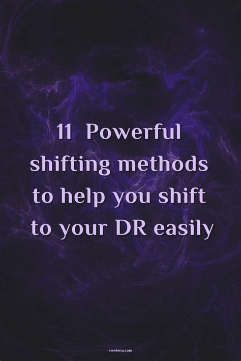 powerful shifting methods    shift   dr easily vowlenu