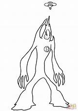 Ben Alien Coloring Pages Force Goop Drawing Ten Spider Swampfire Aliens Line Jelly Monkey Color Draw Online Drawings Getdrawings Los sketch template