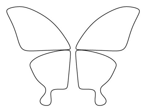printable butterfly wings template butterfly wings pattern butterfly