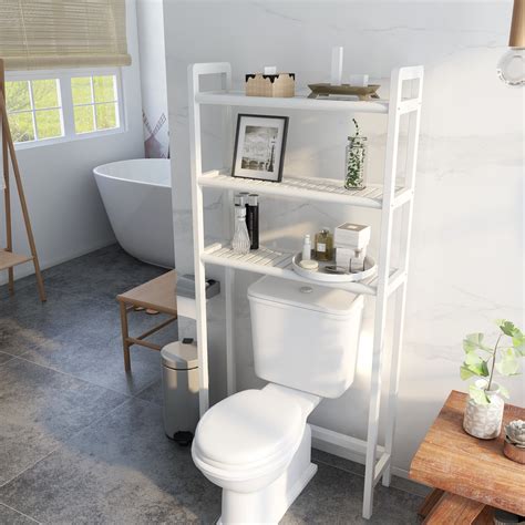 newridge home goods space saver  toilet storage white walmartcom