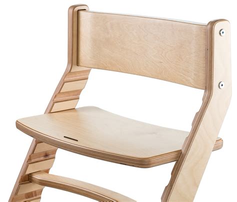 fornel natural birch adjustable wooden high chair baby highchair