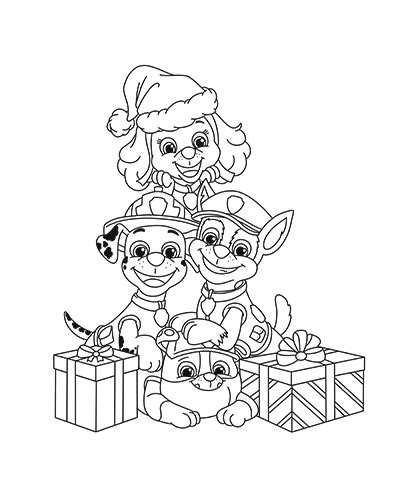 paw patrol birthday coloring page   coloring pages
