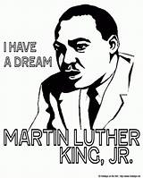 Coloring Luther Martin King Jr Pages Kids Print Gif sketch template