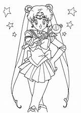 Sailor Moon Coloring Pages Para Desenhos Crystal Colorir Book Dark Printable Anime Sheets Pintar Manga Adult Pluto Color Cute Template sketch template
