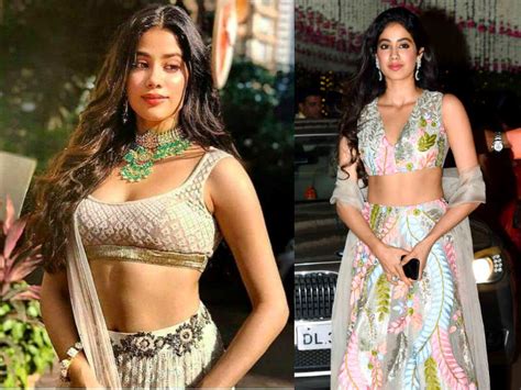five lehenga styles to steal from janhvi kapoor the times of india