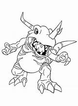 Coloring Greymon Pages Printable Cartoons Recommended sketch template