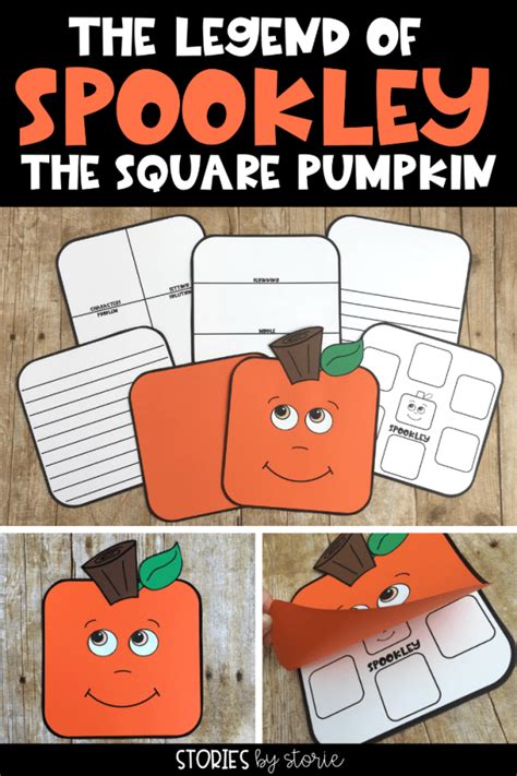 spookley  square pumpkin craft response booklets