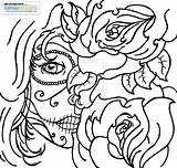 Coloring Pages Tattoo Rose Getcolorings sketch template