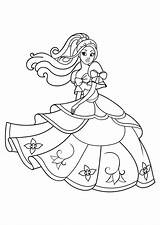 Prinzessin Tanzt Prinses Kleurplaat Malvorlage Colorear Danst Principessa Ballando Sta Disegno Bailando Princesa Printen Kleurplaten sketch template