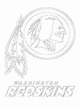 Redskins Washington Coloring Pages Getdrawings sketch template