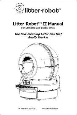 litter robot owners manual litter robot support