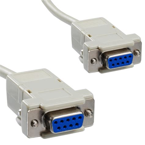 difference  null modem cable  straight  cable