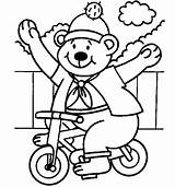 Bear Circus Coloring Pages Sunny Skating Show sketch template