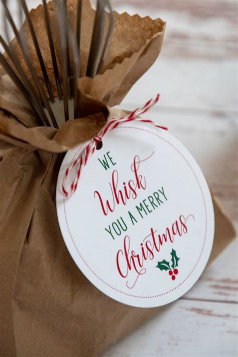 whisk   merry christmas  printable gift tags faking