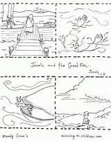 Jonah Whale Coloring Pages Bible Story Activities Activity School Children Kids Sheets Printable Sunday Preschool Worksheets Craft Worksheet Sequencing Stories sketch template