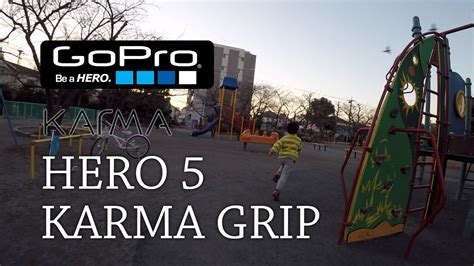 gopro hero  karma grip  shooting test  dusk youtube