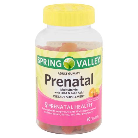 Spring Valley Prenatal Adult Gummies 90 Count