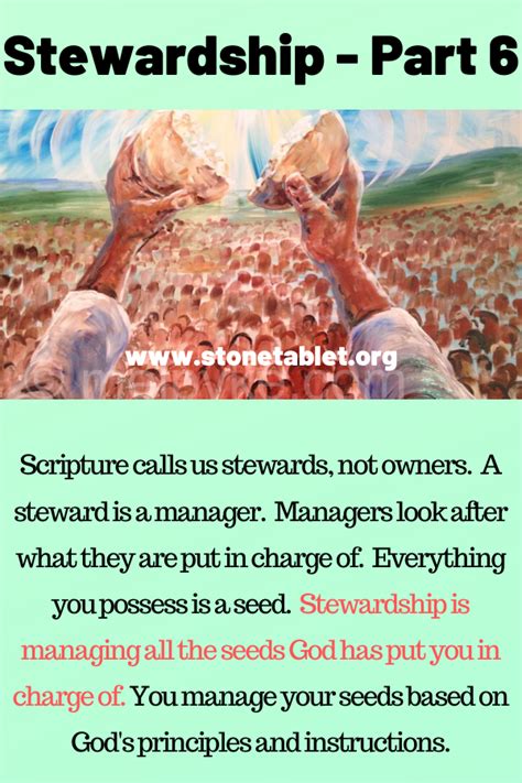 stewardship part 6 bible teachings steward stewardship