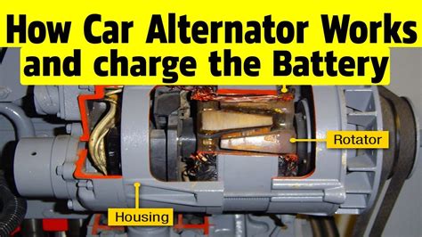 car alternator works  charge  battery youtube