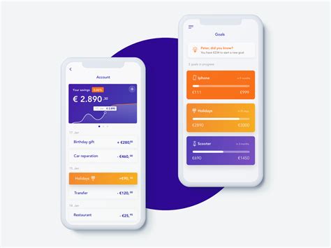 redesign bank app  joane antien  dribbble
