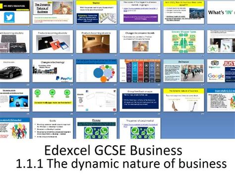 edexcel gcse business theme  revision powerpoint task teaching