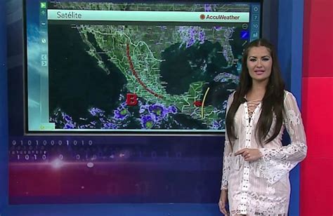 Nearly Naked Weather Girl Sparks Outrage With See Through Dress On