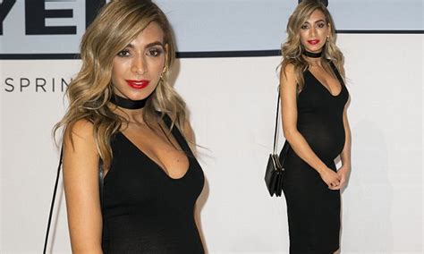 nadia bartel shows off pregnant belly at myer fashion launch daily