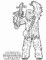 Chewbacca Coloringonly sketch template