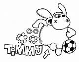 Colouring Timmy Time sketch template