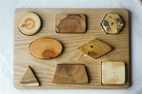 wooden puzzle toddler puzzle baby puzzle  knobs etsy