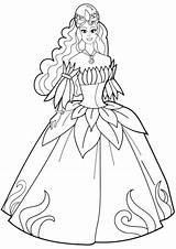 Coloring Dress Princess Pages Flower Printable Wedding Girl Gown Fancy Girls Applique Disney Floral Drawing Print Sheets Belle Template Online sketch template