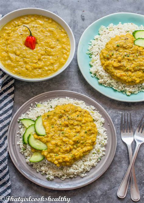 dhal  rice trinidadian inspired  girl cooks healthy