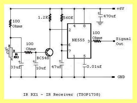 build   security systems ir receiver circuit diagram