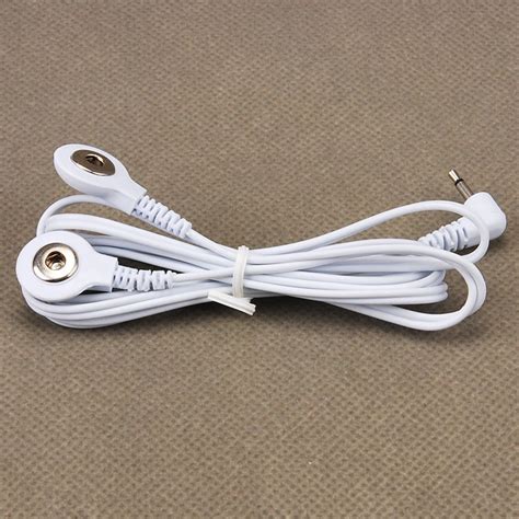 two rounds heads cable for electric shocks kit accessories adult sex toys adapter wire fit for