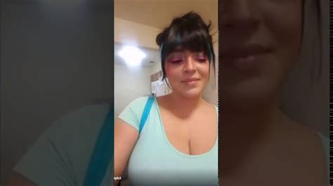 Sexy Periscope Girl With Big Boobs Work Out In Spandex Suit Youtube