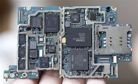 scientific image iphone motherboard nise network