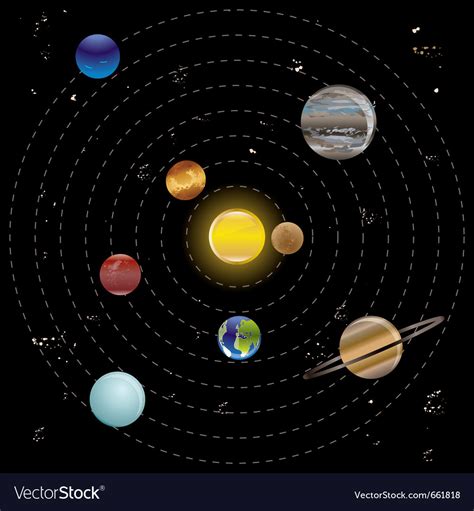 planets   solar system background  solar system