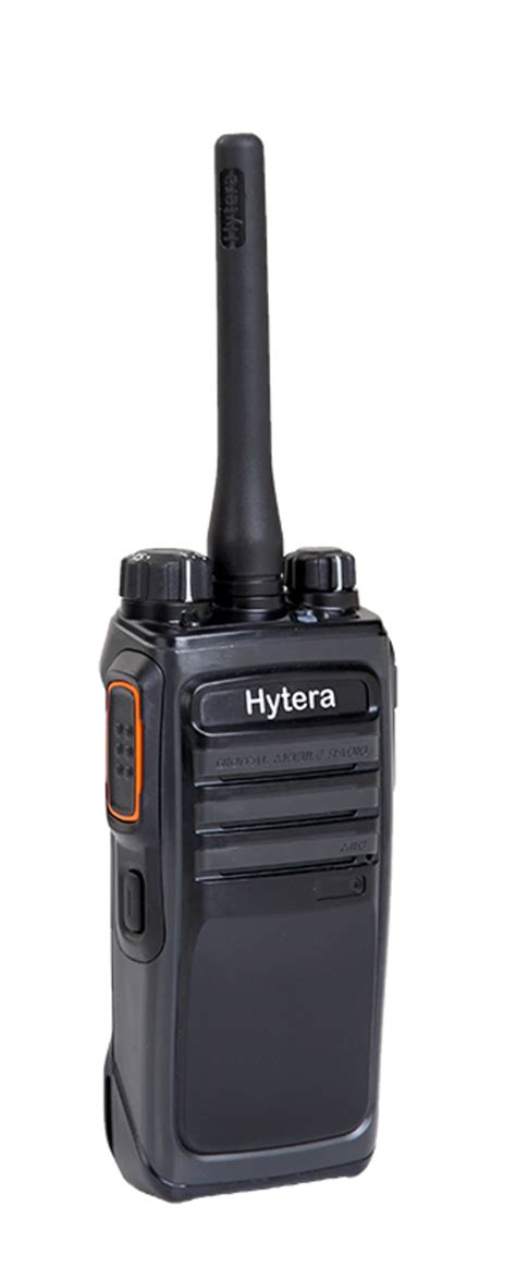 hytera debuts  portable radios  trade show