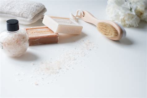 bath products styled stock  styled stock photography