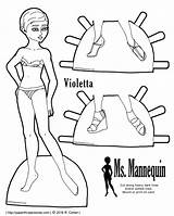 Mannequin Paper Coloring Female Doll Dolls Ms Printable Pages Drawing Getdrawings Tops Pdf Mannequinn Violette Larger Getcolorings sketch template