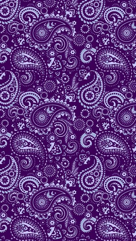 purple  white paisley pattern   dark background