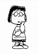 Peanuts Marcie Descripción sketch template