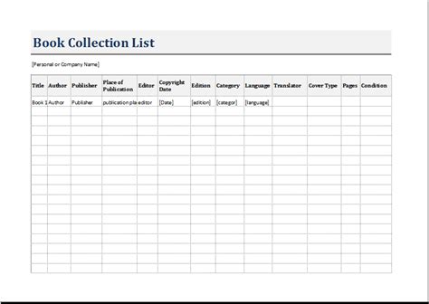 book inventory list template  excel word excel templates