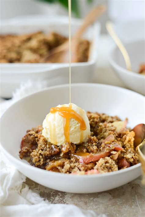 easy apple crisp simply scratch