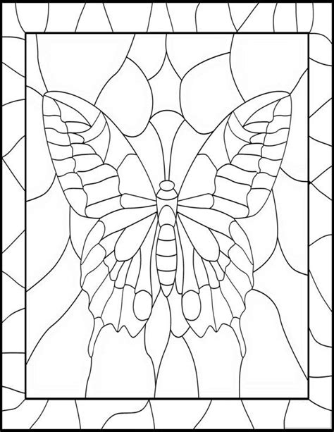 printable stained glass templates stained glass window template
