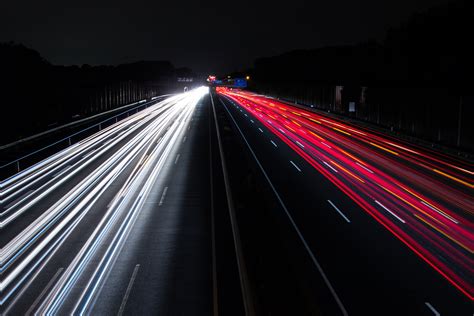 images lights night highway motion traffic light speed
